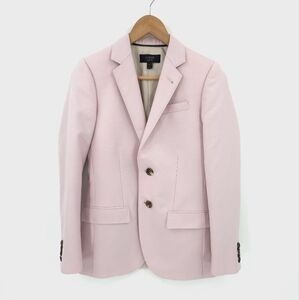 J.Crew Ludlow Cashmere Blazer Jacket Pink Notch Collar 2-Button Closure Office